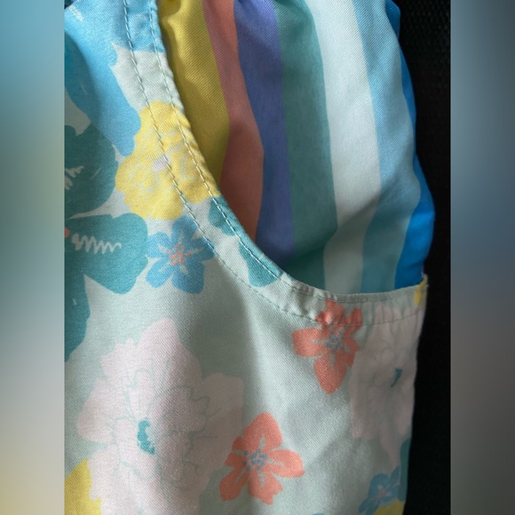 Matilda Jane Oh Boy Swim Short Size 6 Blue Floral Swim Trunk - Picture 8 of 8